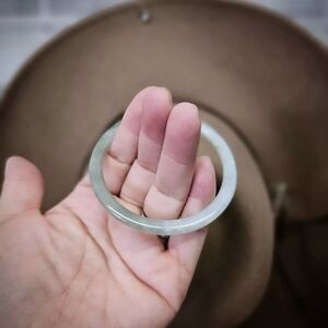 Dainty Jade Bangle.  Grade A